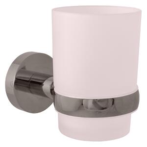 Slezák - RAV Držiak kefiek sklenený COLORADO - COA0201MGK, Metal Grey kartáčovaná