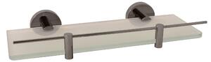 Slezák - RAV Polička sklenená 300 mm COLORADO - COA0900/30MGK, Metal Grey kartáčovaná