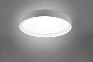 Trio R62712411 LED stropné svietidlo Zeta 1x24W | 2000L | 2700-6500K | IP20 - stmievateľné, nastavenie teploty osvetlenia, diaľkové ovládanie, sivá s bielou