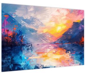 Obraz - Maľba krajiny (90x60 cm)