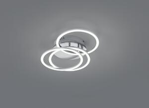 Trio R62823107 LED prisadené stropné svietidlo Circle 1x27W | 3100lm | 2700K-6000K - nastaviteľné, stmievateľné, nočný režim, diaľkové ovládanie, matný nikel