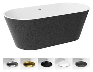 Besco Akrylátová voľne stojaca vaňa Deeva Glam G 150x75 (160x75, 170x80, 180x80)