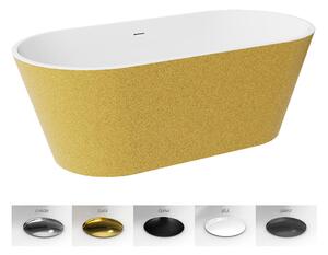 Besco Akrylátová voľne stojaca vaňa Deeva Glam Z 150x75 (160x75, 170x80, 180x80)