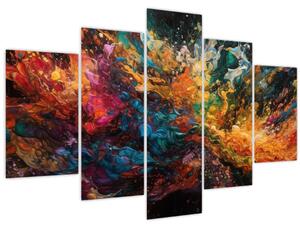 Obraz - Farebná abstrakcia II. (150x105 cm)