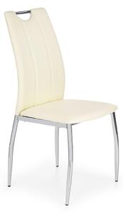 HALMAR K187 jedálenská stolička biela / chróm