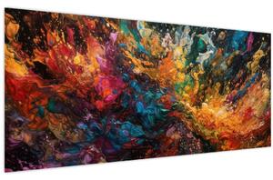 Obraz - Farebná abstrakcia II. (120x50 cm)