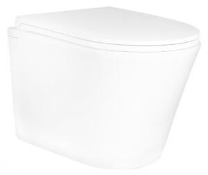 Hydroland Závesná WC misa so SoftClose sedadlom Safir, biela