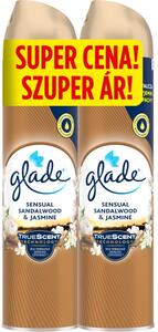 GLADE Sensual Sandalwood & Jasmine osviežovač vzduchu duo 2x300 ml