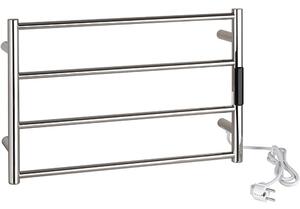 Bemeta Design Elektrický kúpeľňový radiátor / sušiak uterákov 560x370x90 mm, 63W, nerez lesk - 704151081