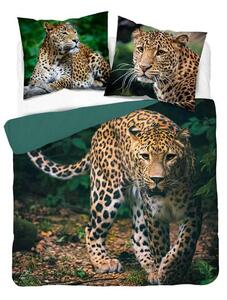 DETEXPOL Francúzske obliečky Leopard natur Bavlna, 220/200 cm