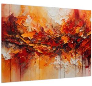 Sklenený obraz - Abstrakcia (70x50 cm)