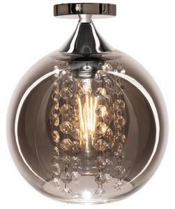 Toolight - Závesná stropná lampa Amber - chróm - APP599-1C