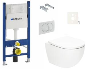 Závesný WC set Geberit do ľahkých stien / predstenová SAT Fusion SIKOGSTORFUD01