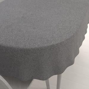 Biante Dekoračný oválny obrus BKT-551 Sivý režný 50x100 cm