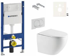 Závesný WC set Geberit do ľahkých stien / predstenová SAT SIKOGESTOR67D01