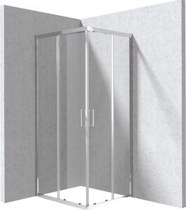 Deante Obdĺžnikový sprchovací kút Funkia 80x90 cm - KYC 0089P, chróm - bez vaničky