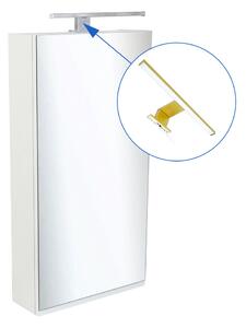 Comodo Zrkadlová skrinka Atica 40 ZS LED-G s osvetlením Any LED 30 G, zlatá