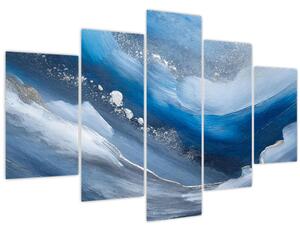 Obraz - Abstrakcia oceánu (150x105 cm)