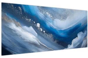 Obraz - Abstrakcia oceánu (120x50 cm)