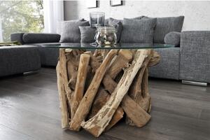 Konferenčný stôl 23208 60x60cm Drevo Teak-Komfort-nábytok