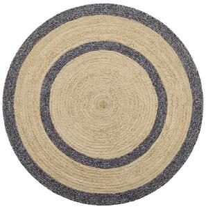 Diamond Carpets India , Ručne viazaný kusový koberec Nora J-48 Natural kruh, 120x120 (priemer) kruh, béžová, chodba / predsieň
