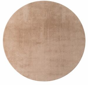 Ayyildiz , Kusový koberec Joy 1400 beige kruh, 80x80 (priemer) kruh, béžová, chodba / predsieň