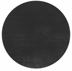 Ayyildiz , Kusový koberec Joy 1400 black kruh, 80x80 (priemer) kruh, čierna, chodba / predsieň