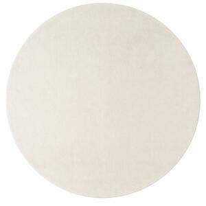 Ayyildiz , Kusový koberec Joy 1400 cream kruh, 120x120 (priemer) kruh, biela, chodba / predsieň