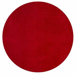 Ayyildiz , Kusový koberec Joy 1400 red kruh, 80x80 (priemer) kruh, červená, chodba / predsieň