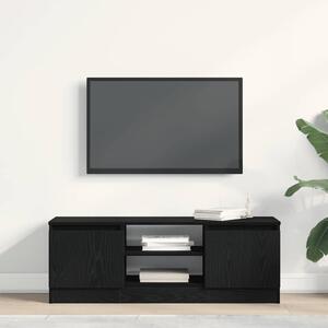 TV skrinka čierny dub 102x30x36 cm konštrukčné drevo