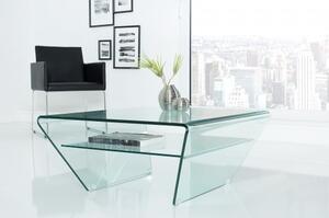 Konferenčný stôl 39054 70x70cm Číre sklo-Komfort-nábytok