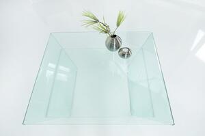 Konferenčný stôl 39054 70x70cm Číre sklo-Komfort-nábytok