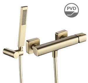Laveo Sprchová batéria Tores so sprchovým setom - BVT_G41D, zlatá šampaň