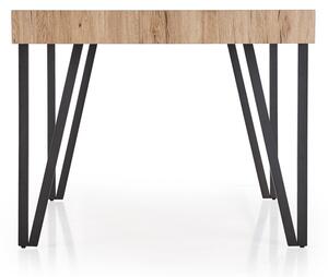 Jedálenský stôl Yohann - dub san remo / čierna