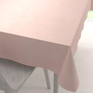 Biante Zamatový obdĺžnikový obrus Velvet Premium SVP-043 Púdrovo ružový 60x100 cm