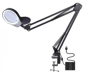 Stolová LED lupa s 2 šošovkami