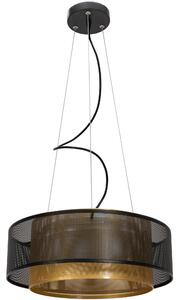 Toolight - Závesná stropná lampa Fence - čierna / zlatá - APP1000-CP
