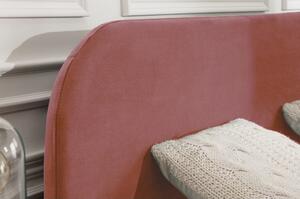 Posteľ 39693 140x200cm Zamat Staro rúžová-Komfort-nábytok