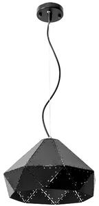 Toolight - Závesná stropná lampa Industry - čierna - APP236-1CP