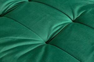 Rozkladacia sedačka Clark 184 cm smaragdovozelená