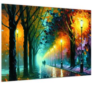 Obraz - Nočná prechádzka (70x50 cm)