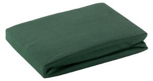 JERSEY PRESTIERADLO 90X200 CM, VÝŠKA 25 CM TMAVOZELENÉ