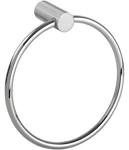 Bemeta Design BRILIA: Držiak uterákov kruhový, strieborná lesk- 177204060
