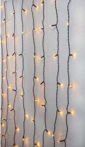 Vonkajšia svetelná LED reťaz Star Trading Curtain, dĺžka 1,3 m