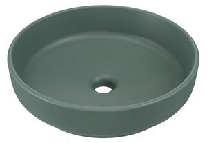 Comad Keramické umývadlo na dosku RIVER 1 FOREST GREEN MATT UN 40, zelená