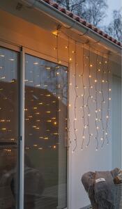 Vonkajšia svetelná LED reťaz Star Trading Curtain, dĺžka 1,3 m