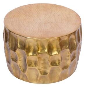 Dizajnový konferenčný stolík Alijah 55 cm zlatá farba