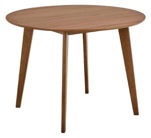 ROXY prírodný orech 90 cm - OKRÚHLY DREVENÝ STÔL DO KUCHYNE/JEDÁLNE RETRO