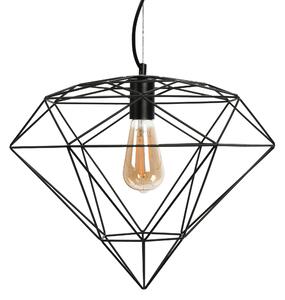 Toolight - Závesná stropná lampa Reno - čierna - APP563-1CP