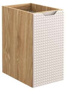 Comad Doplnková kúpeľňová skrinka nízka Luxor Beige 30 béžová/dub olejovaný